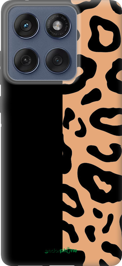 Силиконовый чехол Пятна леопарда для Motorola Edge 60 Fusion 5G - 4269u-4021 изображение 