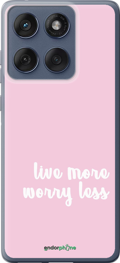 Силиконовый чехол Живи больше для Motorola Edge 60 Fusion 5G - 4347u-4021 изображение 