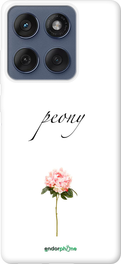 Силіконовий чехол Півонія для Motorola Edge 60 Fusion 5G - 4366u-4021 изображение 