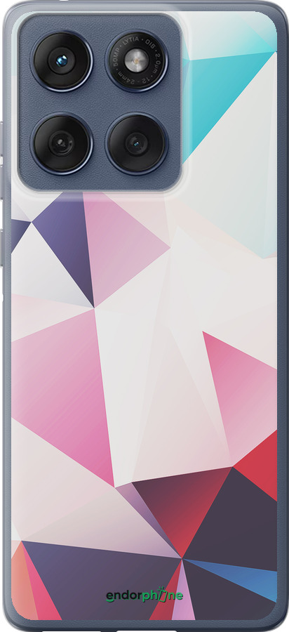 Силиконовый чехол Геометрия 3 для Motorola Edge 60 Fusion 5G - 4415u-4021 изображение 