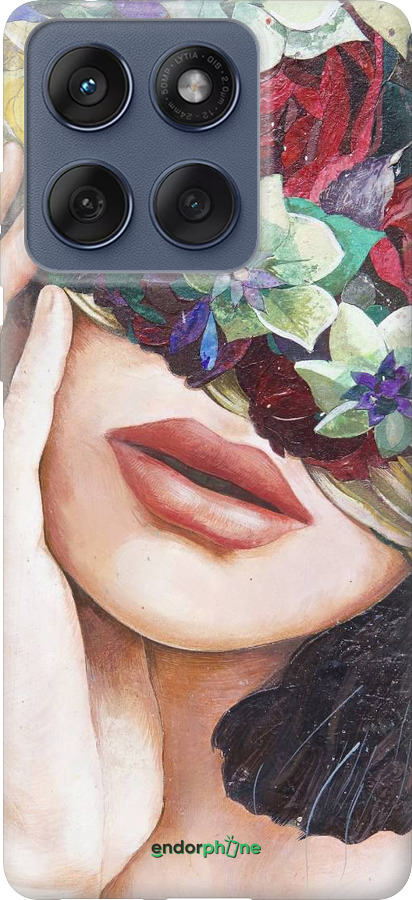 Силиконовый чехол Head Flower для Motorola Edge 60 Fusion 5G - 4460u-4021 изображение 