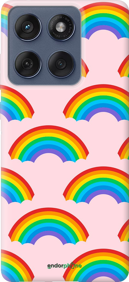 Силиконовый чехол Rainbows для Motorola Edge 60 Fusion 5G - 4478u-4021 изображение 