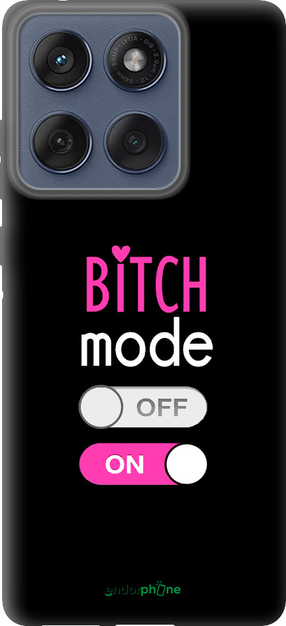 Силиконовый чехол Bitch mode для Motorola Edge 60 Fusion 5G - 4548u-4021 изображение 