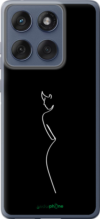 Силиконовый чехол Силуэт1 для Motorola Edge 60 Fusion 5G - 4590u-4021 изображение 