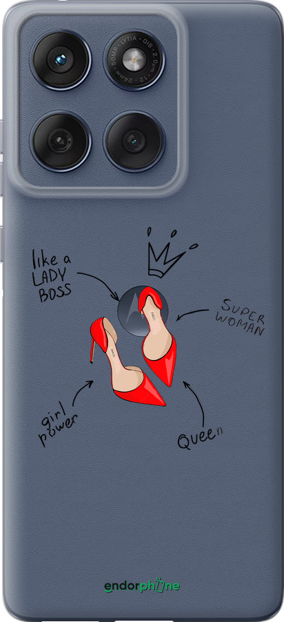 Силіконовий чехол Жінка для Motorola Edge 60 Fusion 5G - 4599u-4021 изображение 