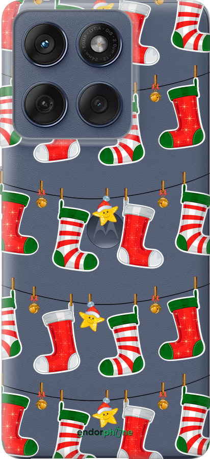 Силиконовый чехол Новогодний 9 для Motorola Edge 60 Fusion 5G - 4622u-4021 изображение 