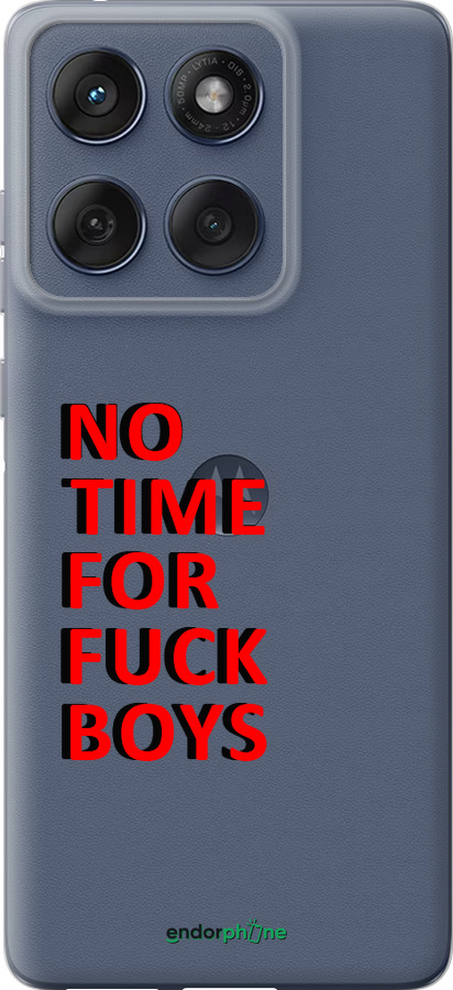 Силиконовый чехол Нет времени для Motorola Edge 60 Fusion 5G - 4635u-4021 изображение 