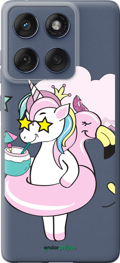 Силиконовый чехол Crown Unicorn для Motorola Edge 60 Fusion 5G - 4660u-4021 изображение 