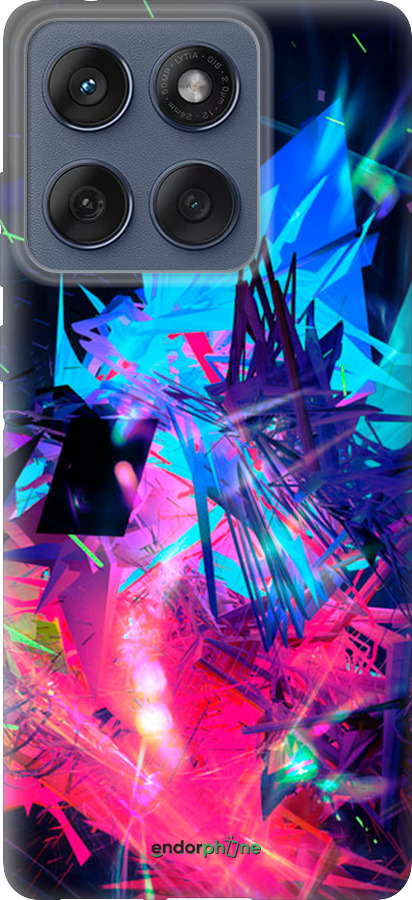 Силиконовый чехол Абстрактный чехол для Motorola Edge 60 Fusion 5G - 4681u-4021 изображение 