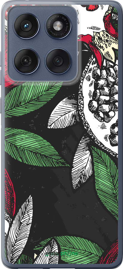 Силиконовый чехол Гранат для Motorola Edge 60 Fusion 5G - 4692u-4021 изображение 