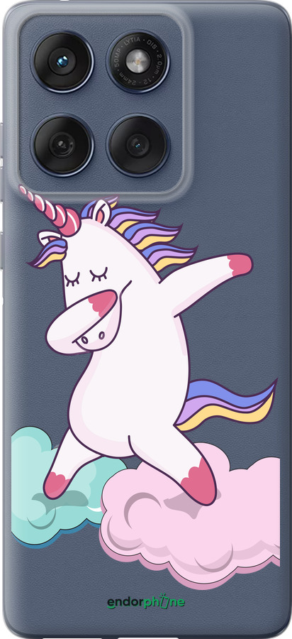 Силіконовий чехол Єдиноріг для Motorola Edge 60 Fusion 5G - 4702u-4021 изображение 