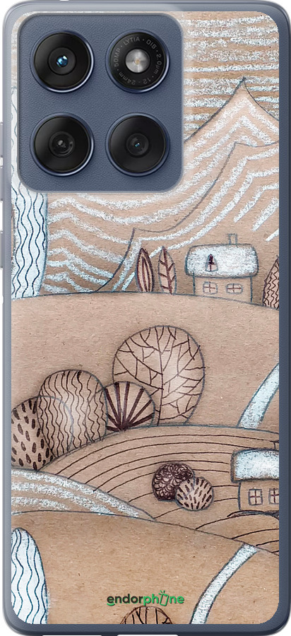 Силиконовый чехол Сказочные холмы для Motorola Edge 60 Fusion 5G - 4749u-4021 изображение 