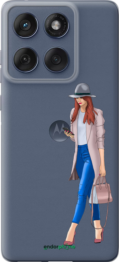 Силіконовий чехол Дівчинка 1 для Motorola Edge 60 Fusion 5G - 4751u-4021 изображение 