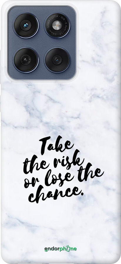 Силиконовый чехол Рискнуть или потерять шанс для Motorola Edge 60 Fusion 5G - 4866u-4021 изображение 