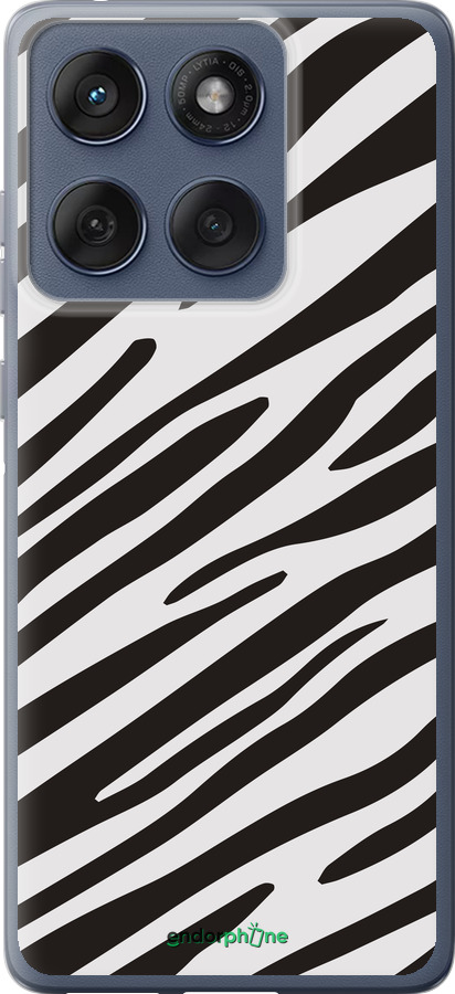 Силіконовий чехол Класична зебра для Motorola Edge 60 Fusion 5G - 4874u-4021 изображение 