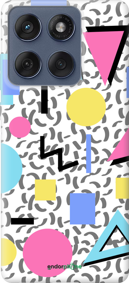 Силиконовый чехол Color shapes для Motorola Edge 60 Fusion 5G - 4893u-4021 изображение 