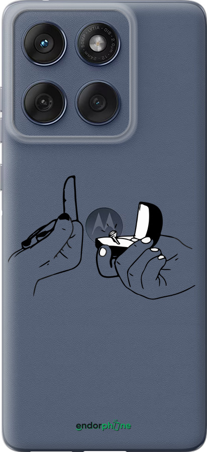 Силиконовый чехол Предложение для Motorola Edge 60 Fusion 5G - 4898u-4021 изображение 