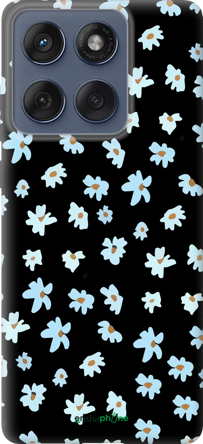 Силиконовый чехол Цветочный для Motorola Edge 60 Fusion 5G - 4900u-4021 изображение 