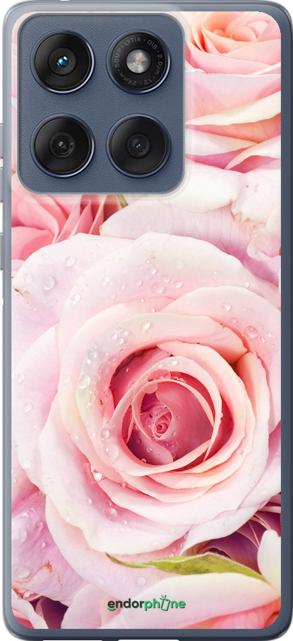 Силіконовий чехол Троянди для Motorola Edge 60 Fusion 5G - 525u-4021 изображение 