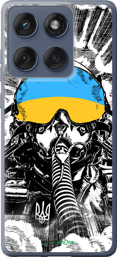 Силиконовый чехол Призрак Киева v3 для Motorola Edge 60 Fusion 5G - 5307u-4021 изображение 