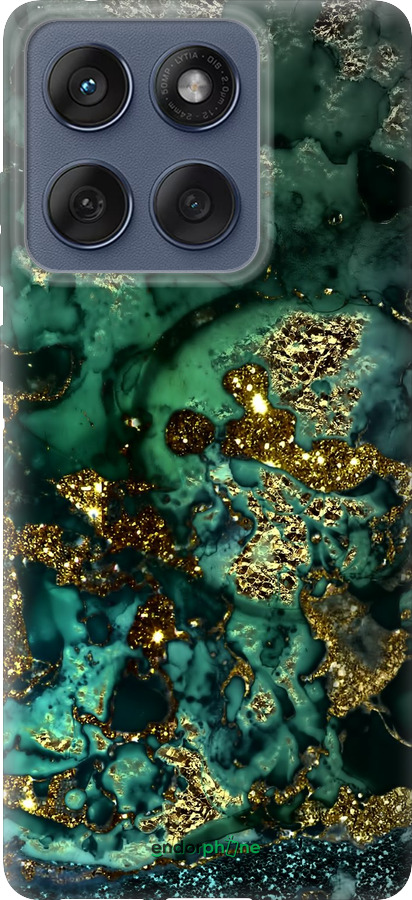 Силіконовий чехол Мармур золото багатство для Motorola Edge 60 Fusion 5G - 5419u-4021 изображение 