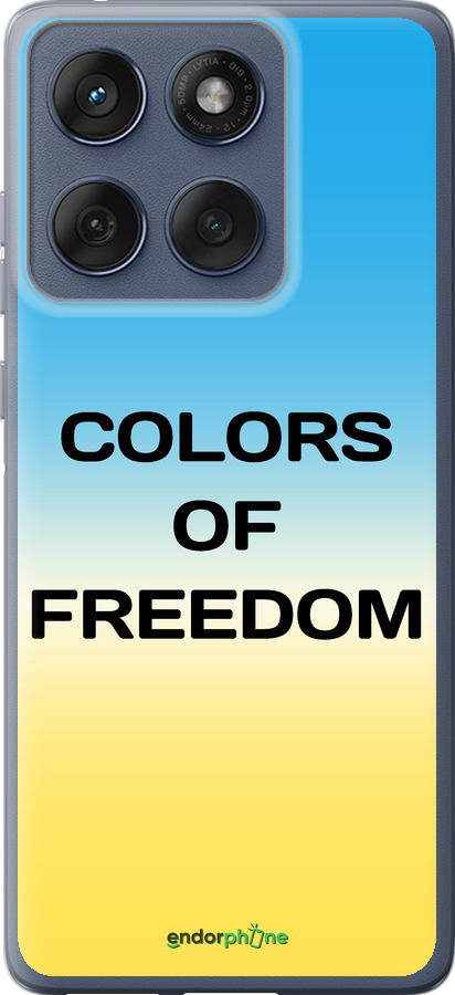 Силиконовый чехол Colors of Freedom для Motorola Edge 60 Fusion 5G - 5453u-4021 изображение 