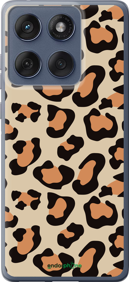 Силіконовий чехол Плями леопарду v2 для Motorola Edge 60 Fusion 5G - 5496u-4021 изображение 