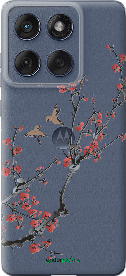 Силиконовый чехол Сакура v2 для Motorola Edge 60 Fusion 5G - 5538u-4021 изображение 