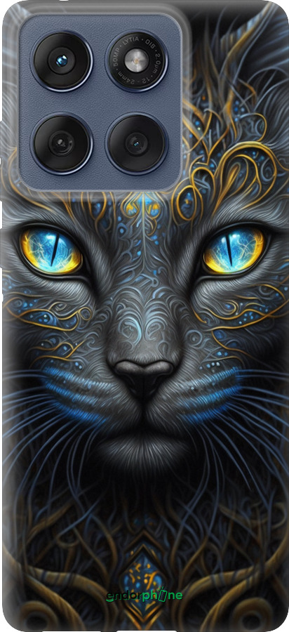 Силиконовый чехол Кошка для Motorola Edge 60 Fusion 5G - 5548u-4021 изображение 