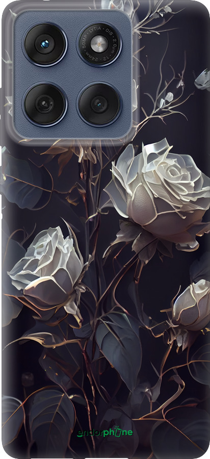 Силиконовый чехол Розы 2 для Motorola Edge 60 Fusion 5G - 5550u-4021 изображение 