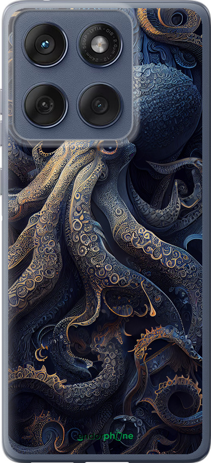 Силиконовый чехол Осьминог для Motorola Edge 60 Fusion 5G - 5551u-4021 изображение 