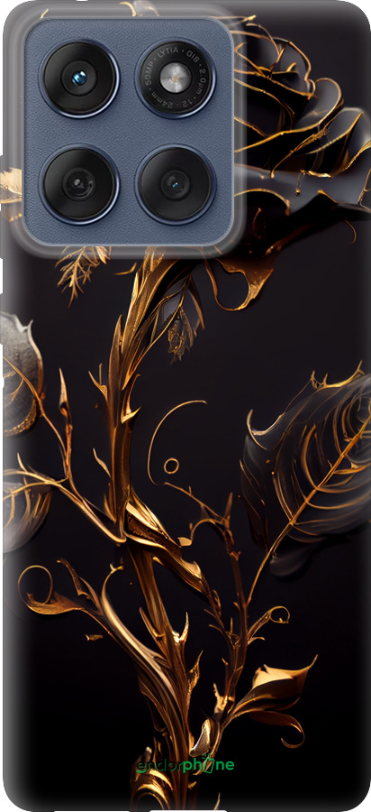 Силиконовый чехол Роза 3 для Motorola Edge 60 Fusion 5G - 5552u-4021 изображение 