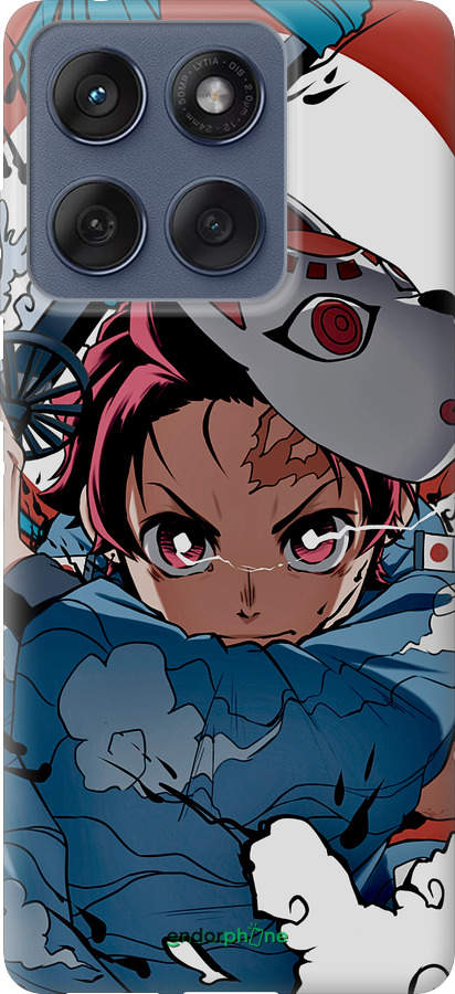 Силиконовый чехол Танджиро Камадо для Motorola Edge 60 Fusion 5G - 5574u-4021 изображение 