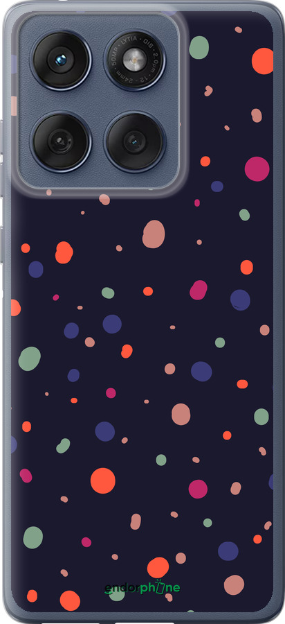 Силиконовый чехол Горошек v2 для Motorola Edge 60 Fusion 5G - 5599u-4021 изображение 