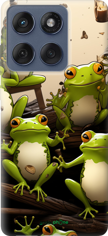 Силиконовый чехол Жабки для Motorola Edge 60 Fusion 5G - 5656u-4021 изображение 