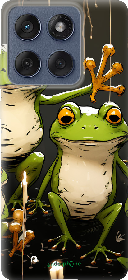 Силиконовый чехол Жабки 2 для Motorola Edge 60 Fusion 5G - 5657u-4021 изображение 