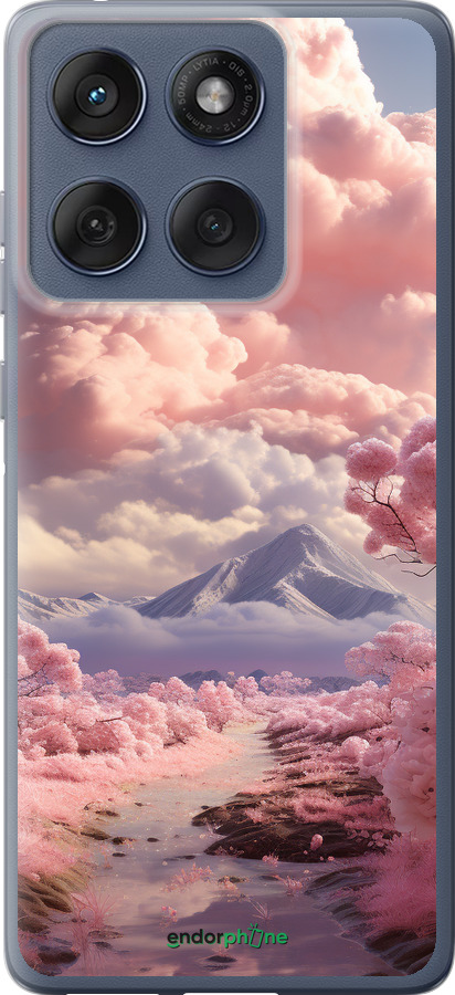 Силіконовий чехол Рожеві хмари для Motorola Edge 60 Fusion 5G - 5660u-4021 изображение 