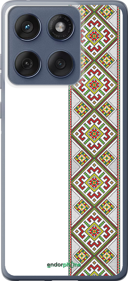 Силиконовый чехол Вышиванка 8 для Motorola Edge 60 Fusion 5G - 574u-4021 изображение 