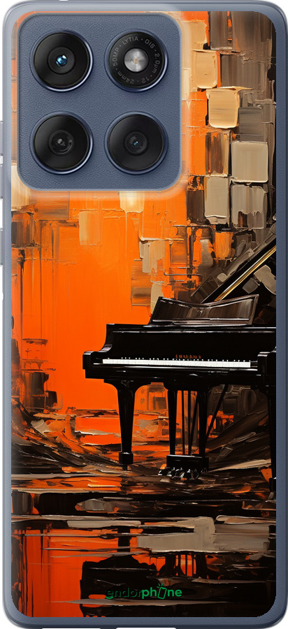 Силиконовый чехол Чехол для телефона Оранжевый Рояль для Motorola Edge 60 Fusion 5G - 5937u-4021 изображение 