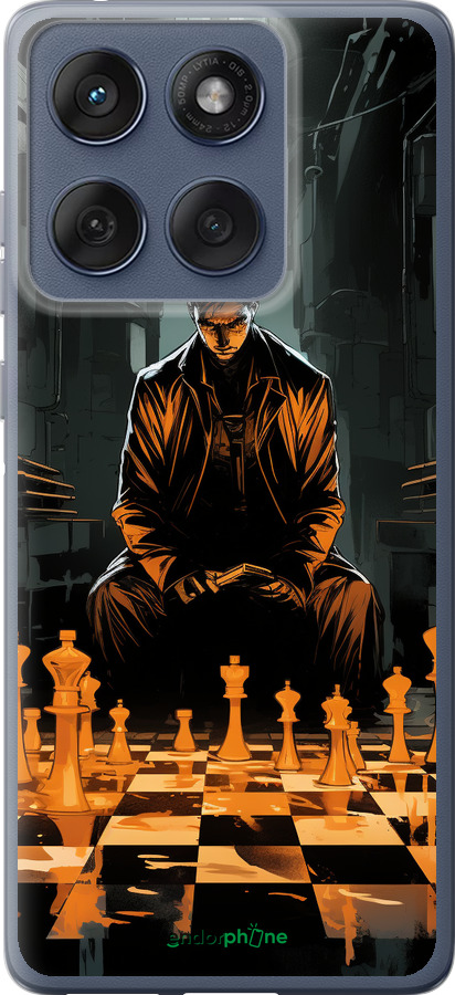 Силиконовый чехол Шахматы для Motorola Edge 60 Fusion 5G - 5951u-4021 изображение 