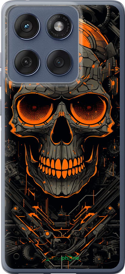 Силіконовий чехол Череп для Motorola Edge 60 Fusion 5G - 5952u-4021 изображение 