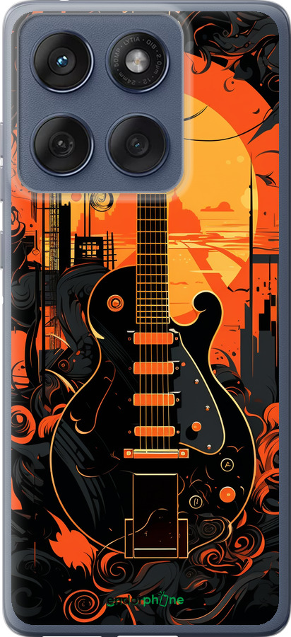 Силиконовый чехол Гитара для Motorola Edge 60 Fusion 5G - 5957u-4021 изображение 