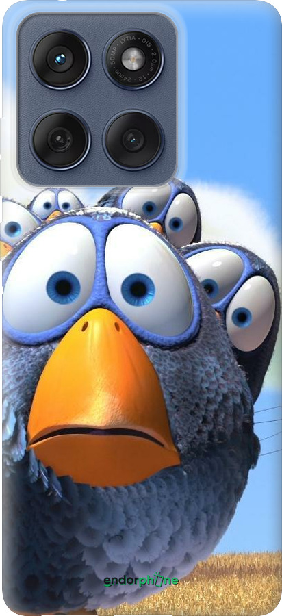 Силиконовый чехол Angry Birds для Motorola Edge 60 Fusion 5G - 6008u-4021 изображение 