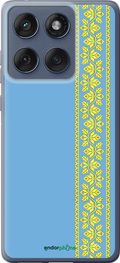 Силиконовый чехол Вышиванка 33 для Motorola Edge 60 Fusion 5G - 602u-4021 изображение 