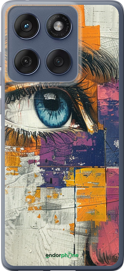 Силиконовый чехол Цветная фреска для Motorola Edge 60 Fusion 5G - 6032u-4021 изображение 