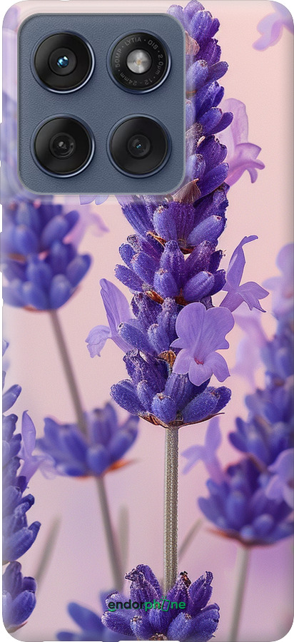 Силиконовый чехол Лаванда для Motorola Edge 60 Fusion 5G - 6037u-4021 изображение 