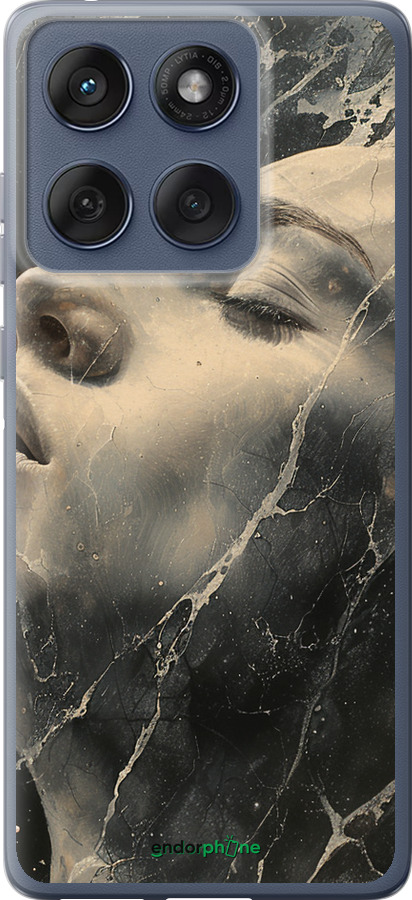 Силіконовий чехол Мармурова жінка для Motorola Edge 60 Fusion 5G - 6040u-4021 изображение 