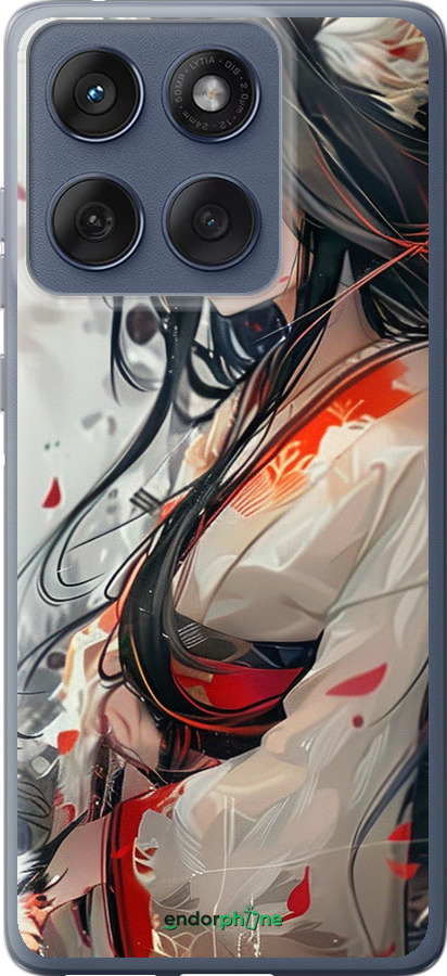 Силиконовый чехол Кицуне для Motorola Edge 60 Fusion 5G - 6073u-4021 изображение 