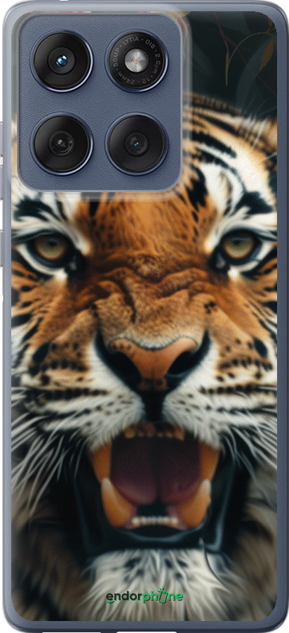 Силиконовый чехол Тигровое величие для Motorola Edge 60 Fusion 5G - 6080u-4021 изображение 