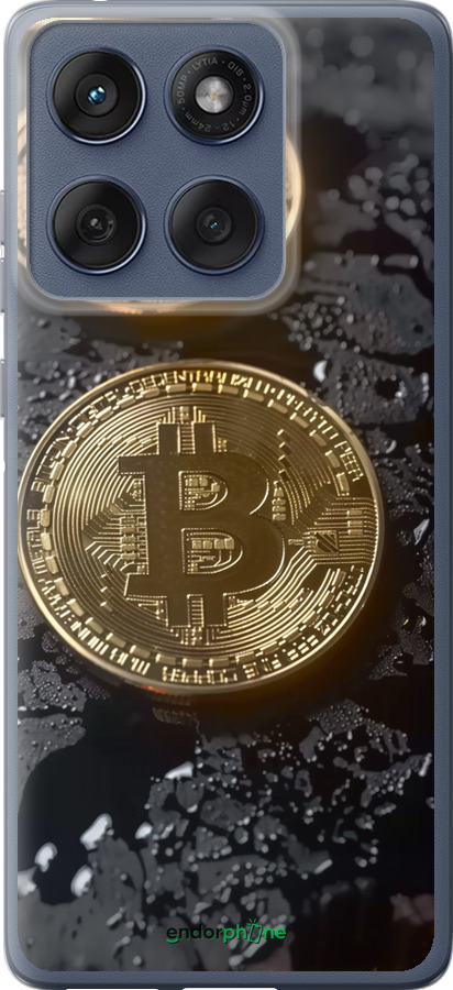 Силиконовый чехол Вулканический Bitcoin для Motorola Edge 60 Fusion 5G - 6092u-4021 изображение 